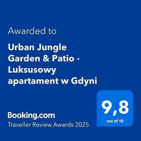 Urban Jungle Garden & Patio - Luksusowy W Gdyni Апартаменты Гдыня